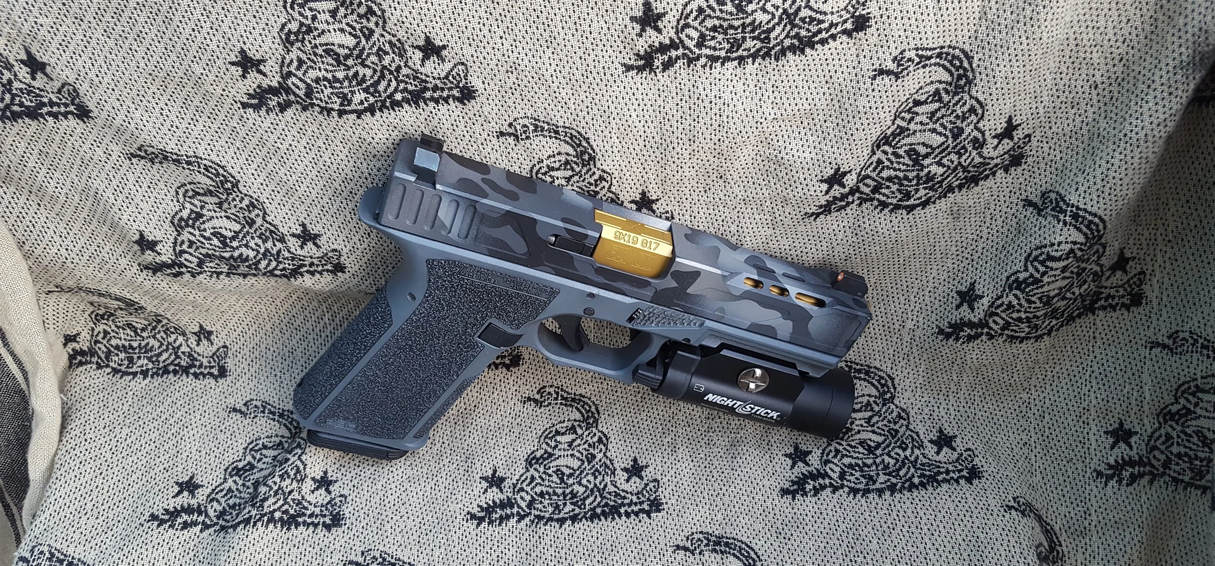 Freedom Flag G17 slide w/Nevada Cerakote