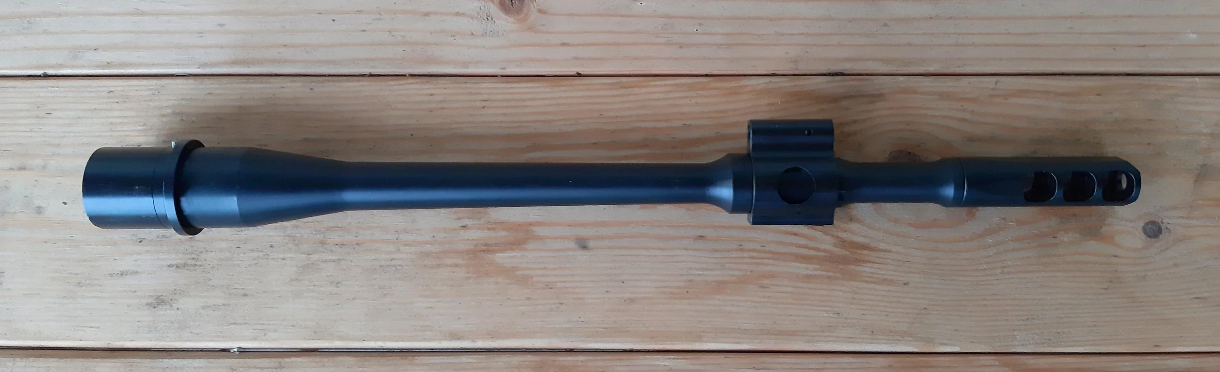 Faxon 10.5" lightweight barrel, gas block, and comp
