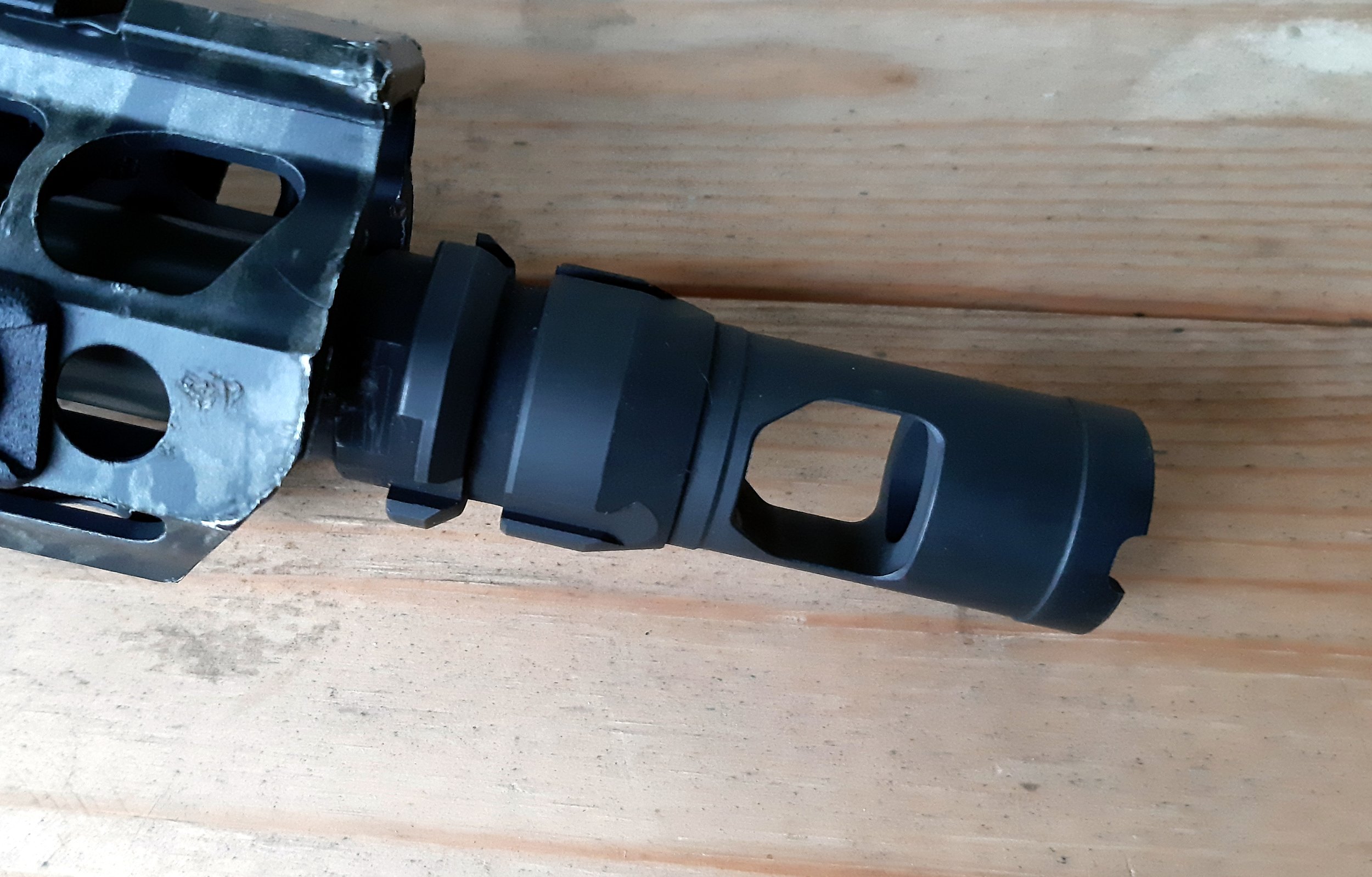 Expo Arms / Forward Controls extended Keymo single chamber brake