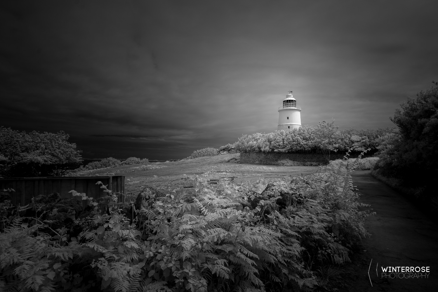 The abandoned lighthouse on St. Agnes