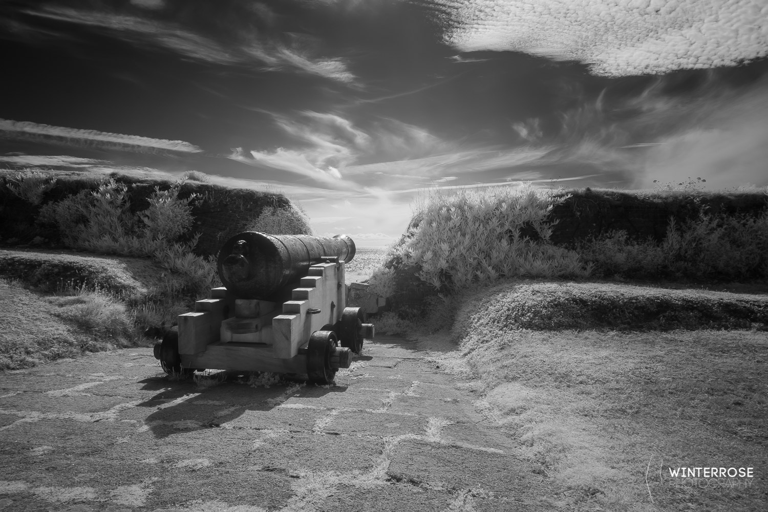 One of the cannons on the Garrison at St. Marys
