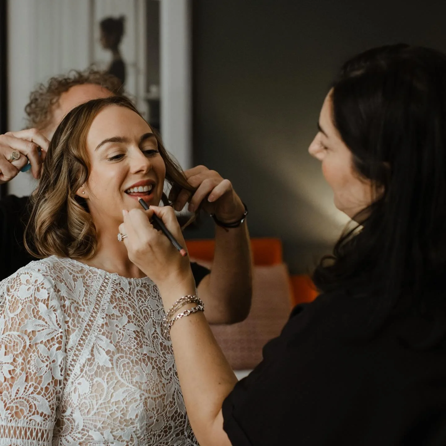 Our Beautiful bride and dear friend Claire on her wedding day! What a wonderful morning spent together in stunning west end settings at @hotelduvin with Hair Stylist Gary Lees @ochayekinoo MUA @alixmuirbridal myself @anacruzmakeup and charming Photog