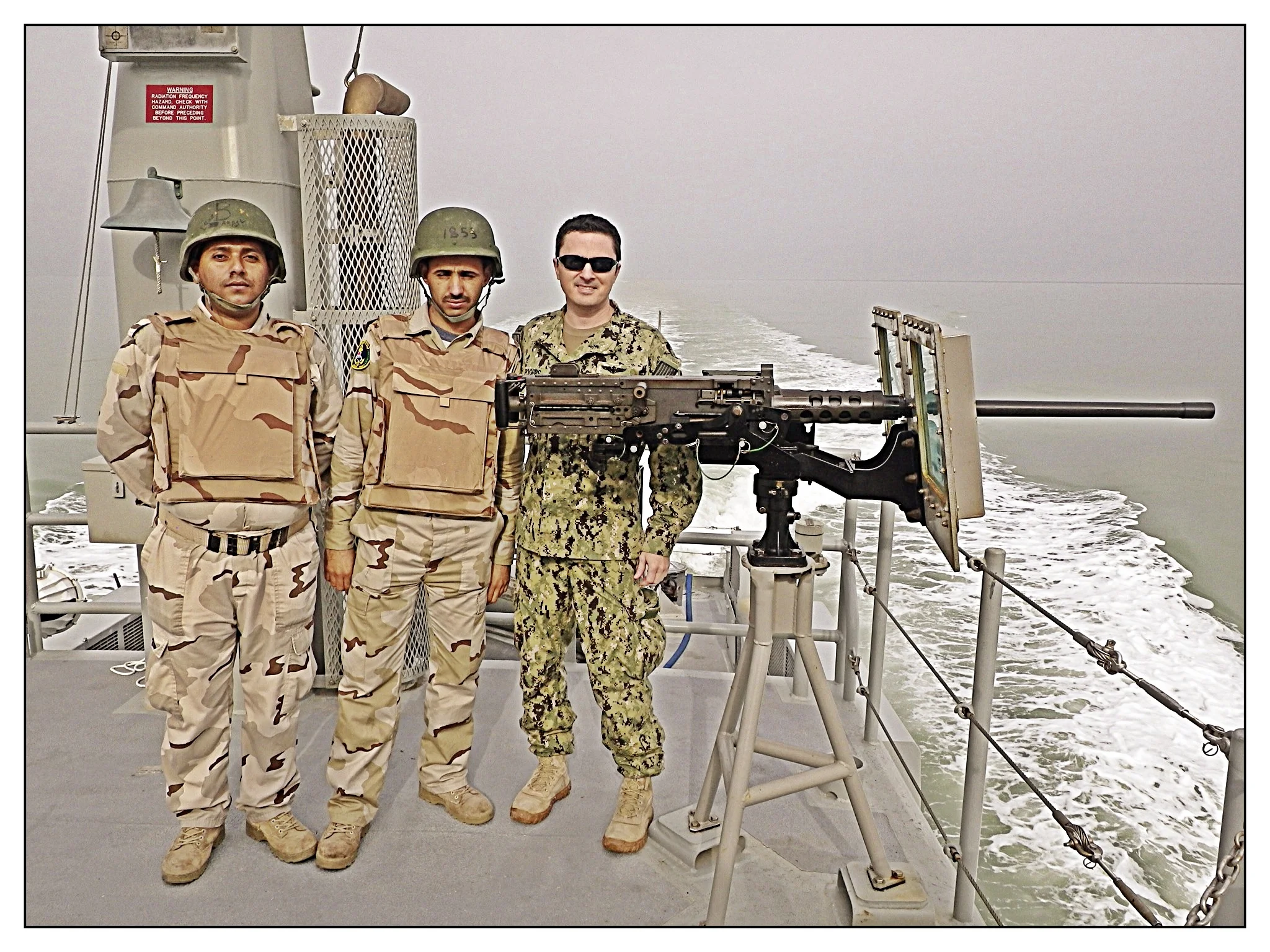 Ken on Iraqi Vessel.JPG