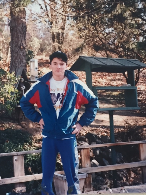 At Granpda Paul and Grandma Janes with the Aussie's .JPG