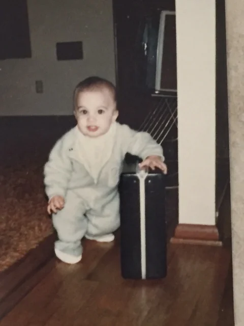 Going to work with Daddy .JPG