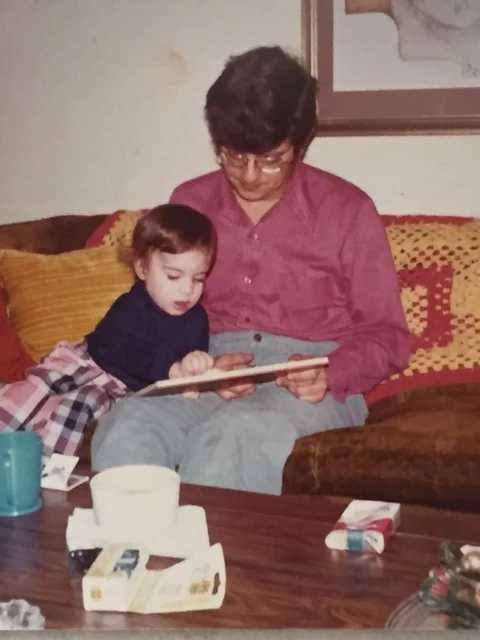 Working a puzzle with Dad .JPG