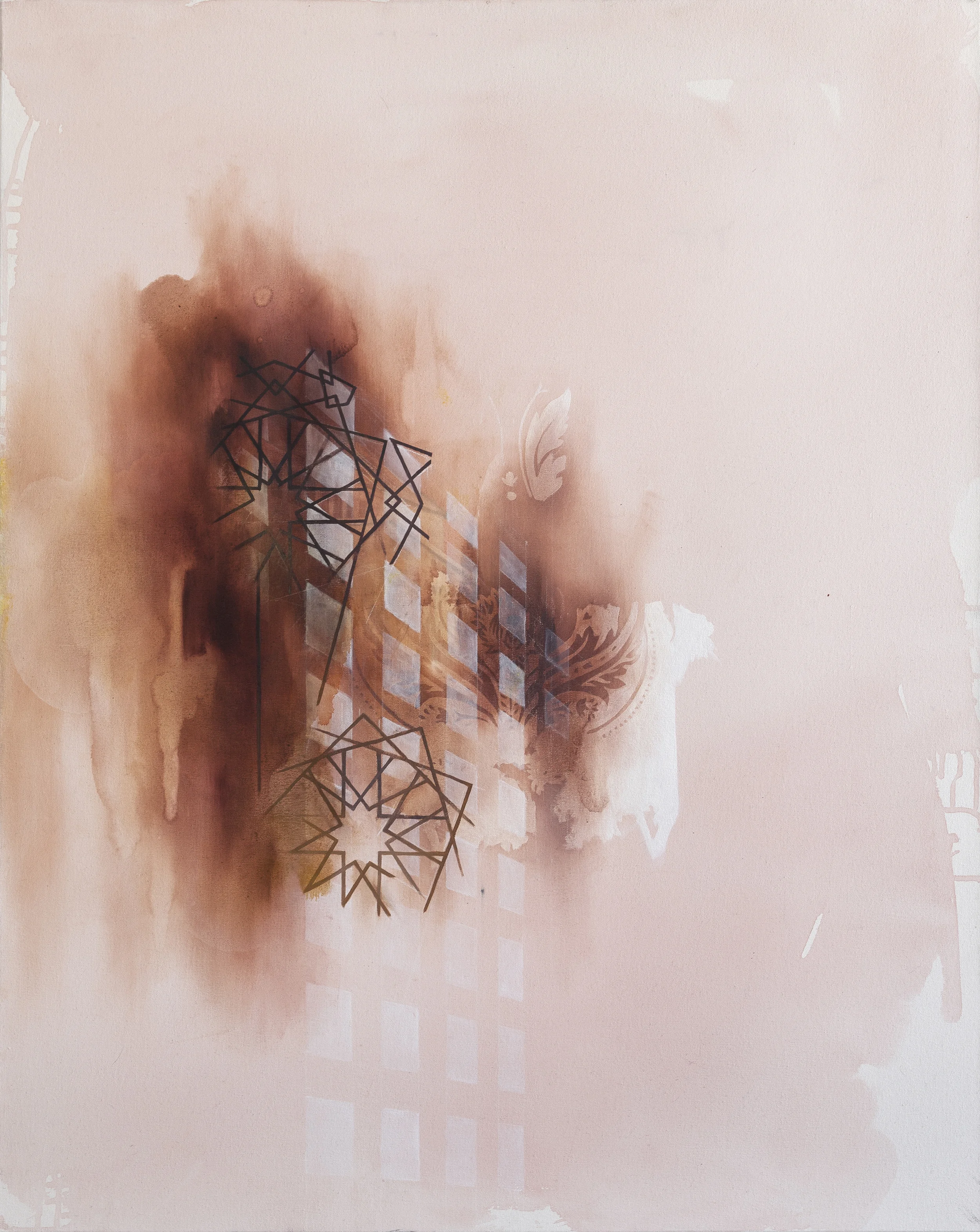 Velvet Ear, oil and acrylic on canvas, 40x32 inches