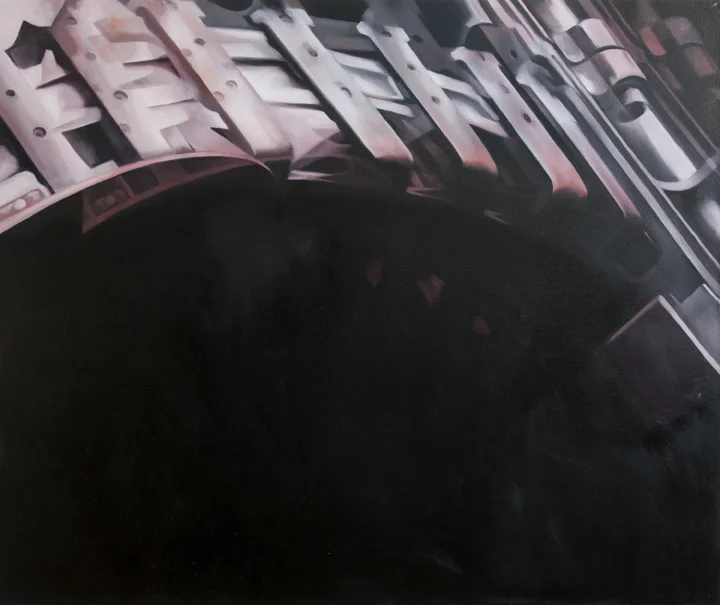 Looking for the Start, oil on canvas, 36x30 inches