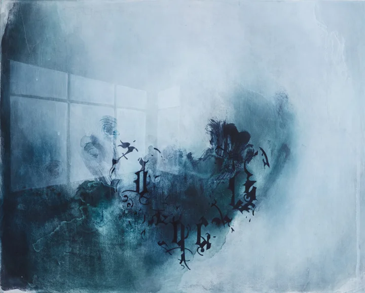 Inside Voice, oil and acrylic on panel, 16x20 inches