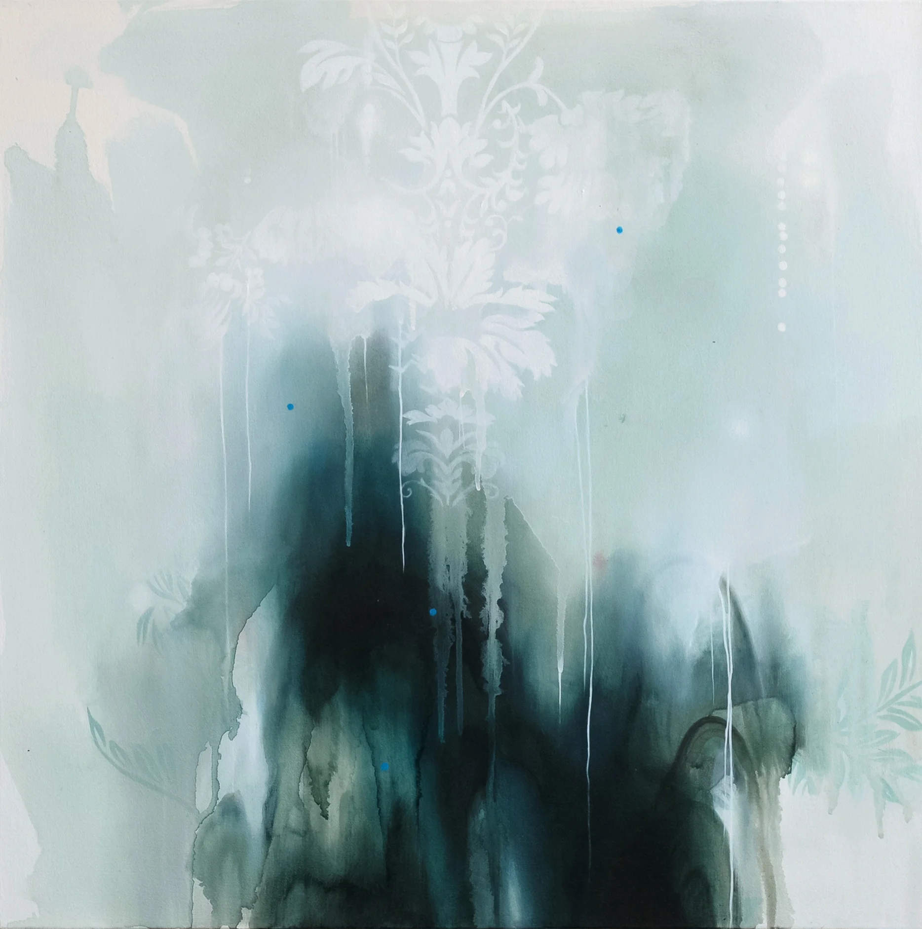 Nature is Dead or Dying Oil and acrylic on canvas, 24 x 24 inches, 2013