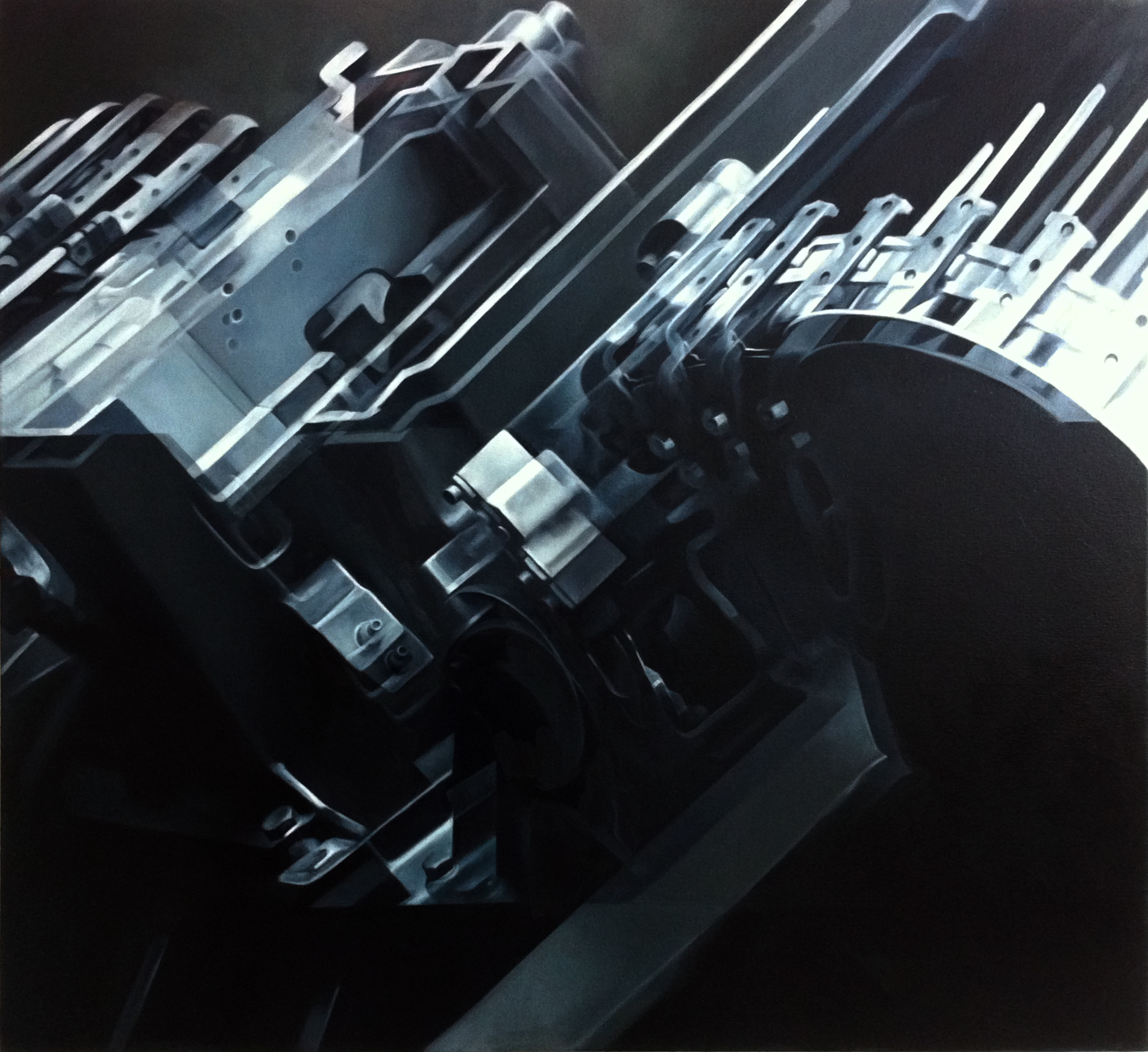             Memory Remains  Oil on canvas, 34 x 36 inches, 2011 