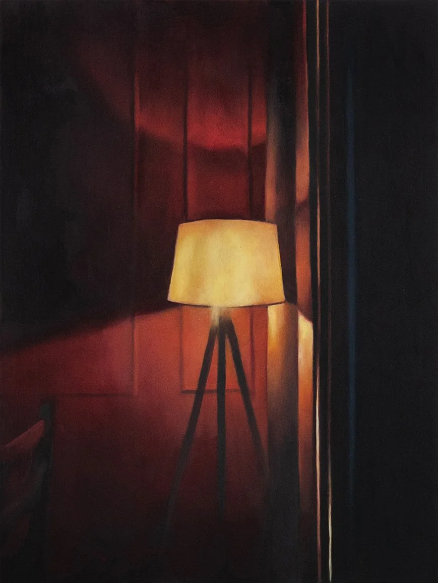  ‍          ‍ Room #1  Oil on panel, 9 × 12 inches, 2025 