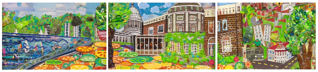 UW Madison, Memorial Union Terrace was created for business school graduates in 2016/ 14 x 54 inch