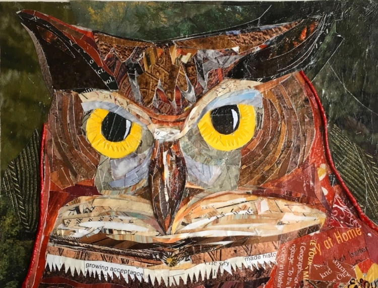 A Wise Owl was purchased as a gift for a frined in 2017/ 5x7 inch