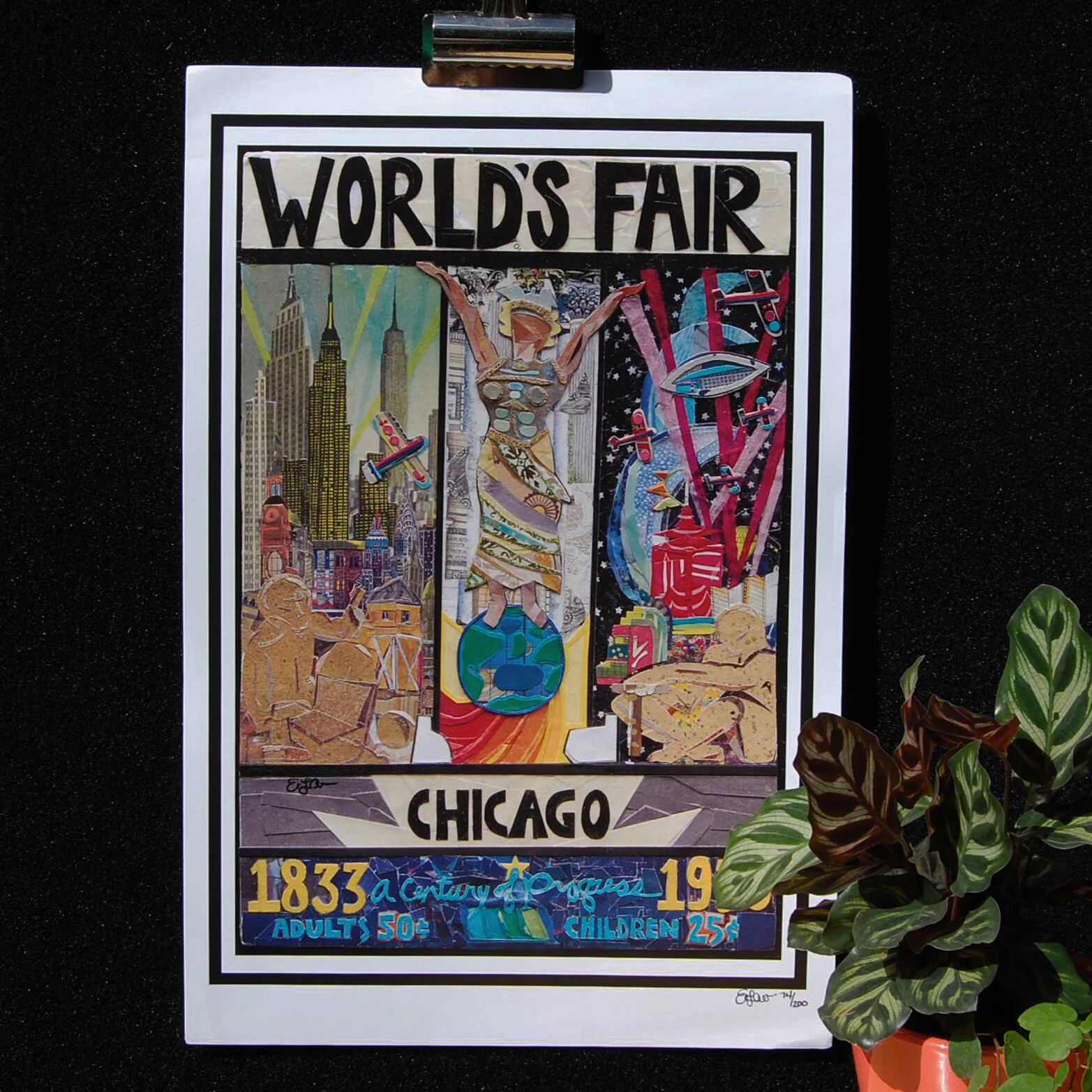 1933 Chicago World's Fair 12x18 print