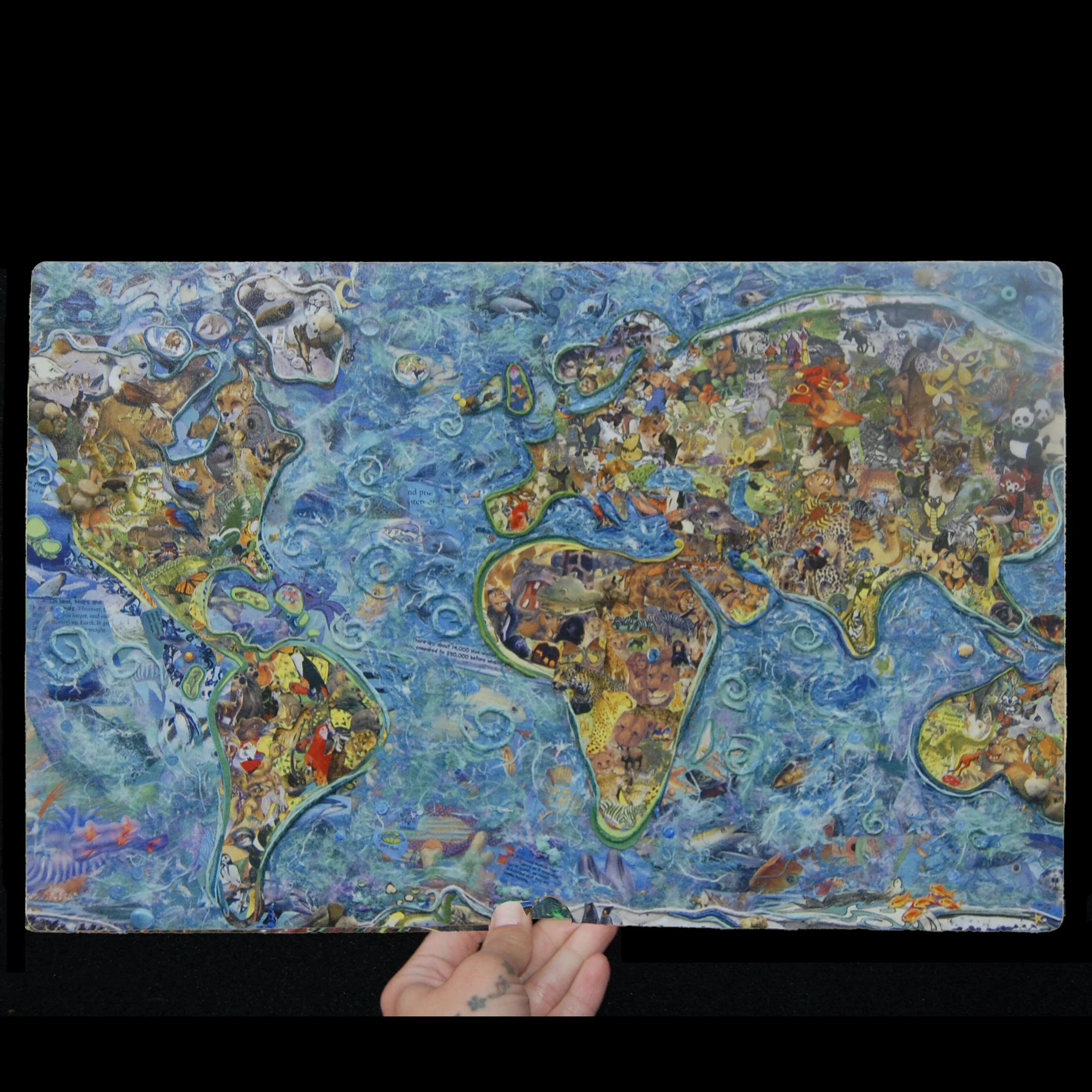 Placemat World Map 11x17