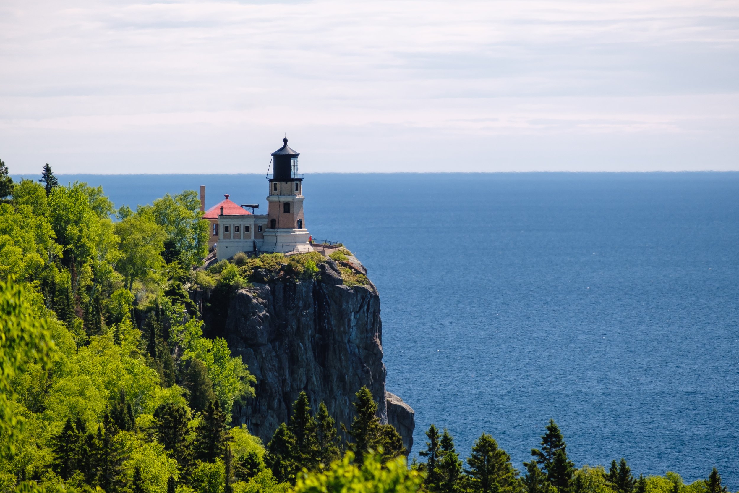  A lighthouse along the Minnesota shore of Lake Superior. This lighthouse was built in the early 1900s after ‘The Storm of the Century’ wrecked a dozen ships against the North Shore. 