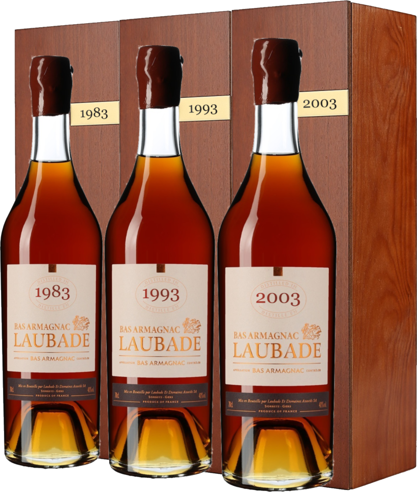 Chateau de Laubade - Bas Armagnac Vintage Pack — Enoteca Bacco