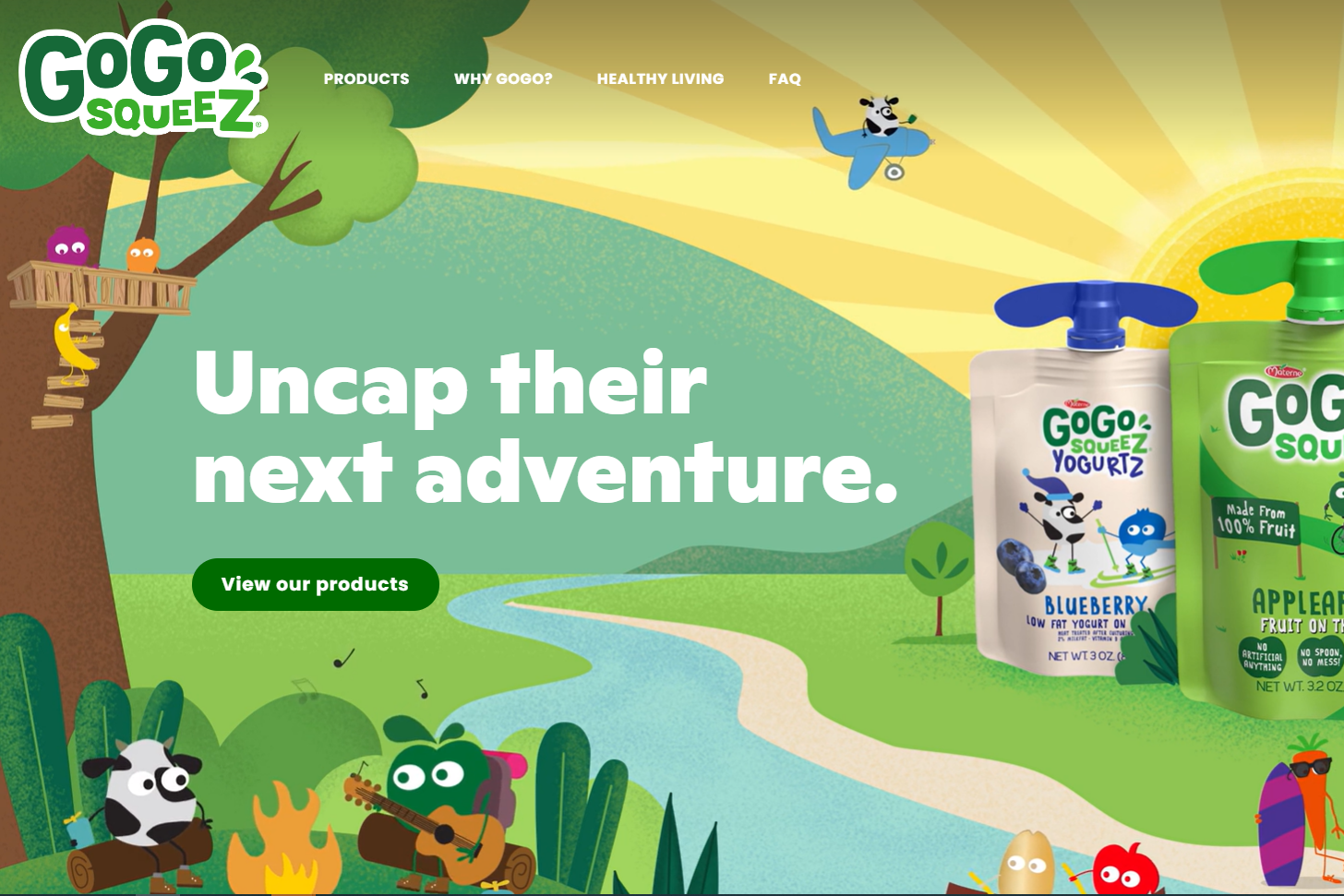 GoGo squeeZ / Website refresh
