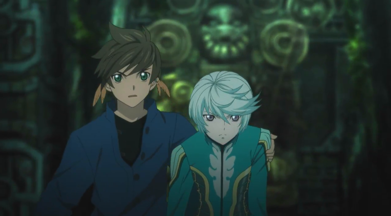 Sorey and Mikleo in Tales of Zestiria