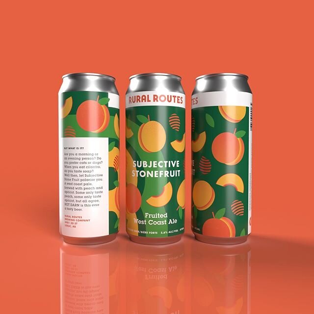 The can designs for @ruralroutesbrewing build off the R icon. The labels use bold patterns and illustrations to capture the essence of the beer and demand that you pick it up off the liquor store shelf!

p.s. Today is the last poutine day for a while