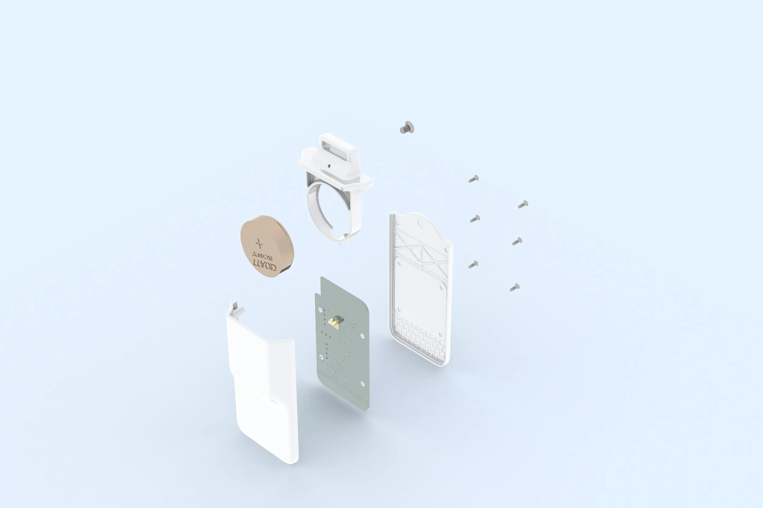 Badge - Exploded Everything - Front-Right-Top Isometric - Render.JPG