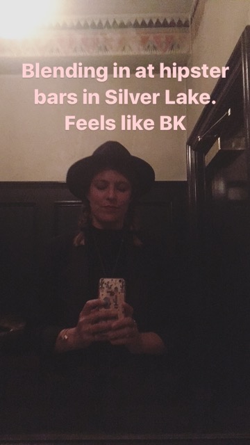 went to Bar Stella in Silver Lake to feel like a real local