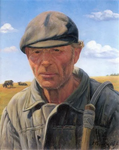 "Shepherd" by Alexander Shilov (1975)