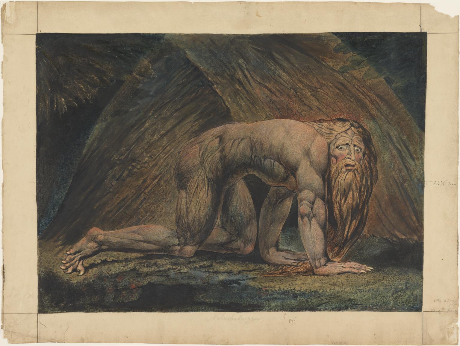 "Nebuchadnezzar" by William Blake