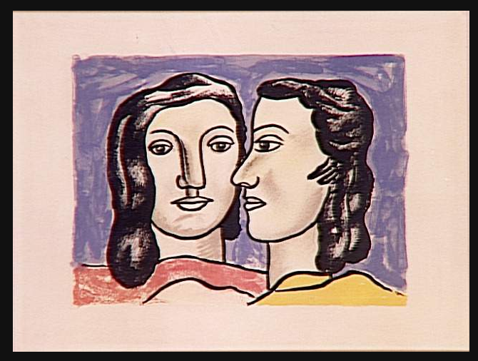 "The Two Faces" by Fernand Leger