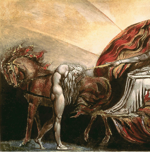 Detail of "God Judging Adam" by William Blake
