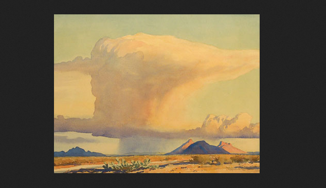"Drought and Downpour" by Mayard Dixon, 1944