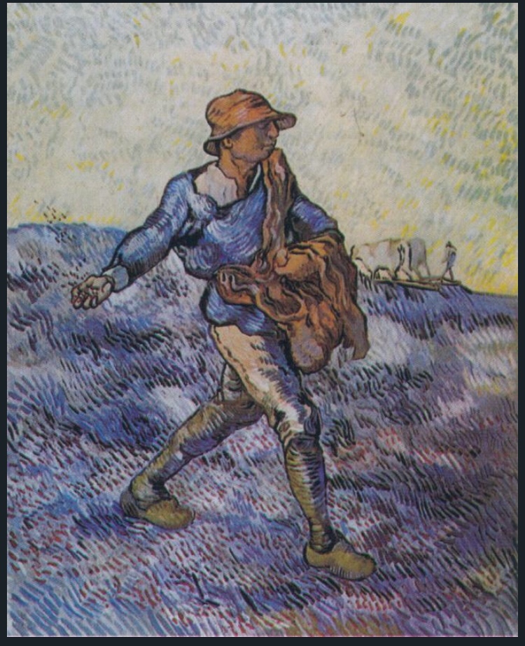 Van Gogh’s study on Millet’s “The Sower”