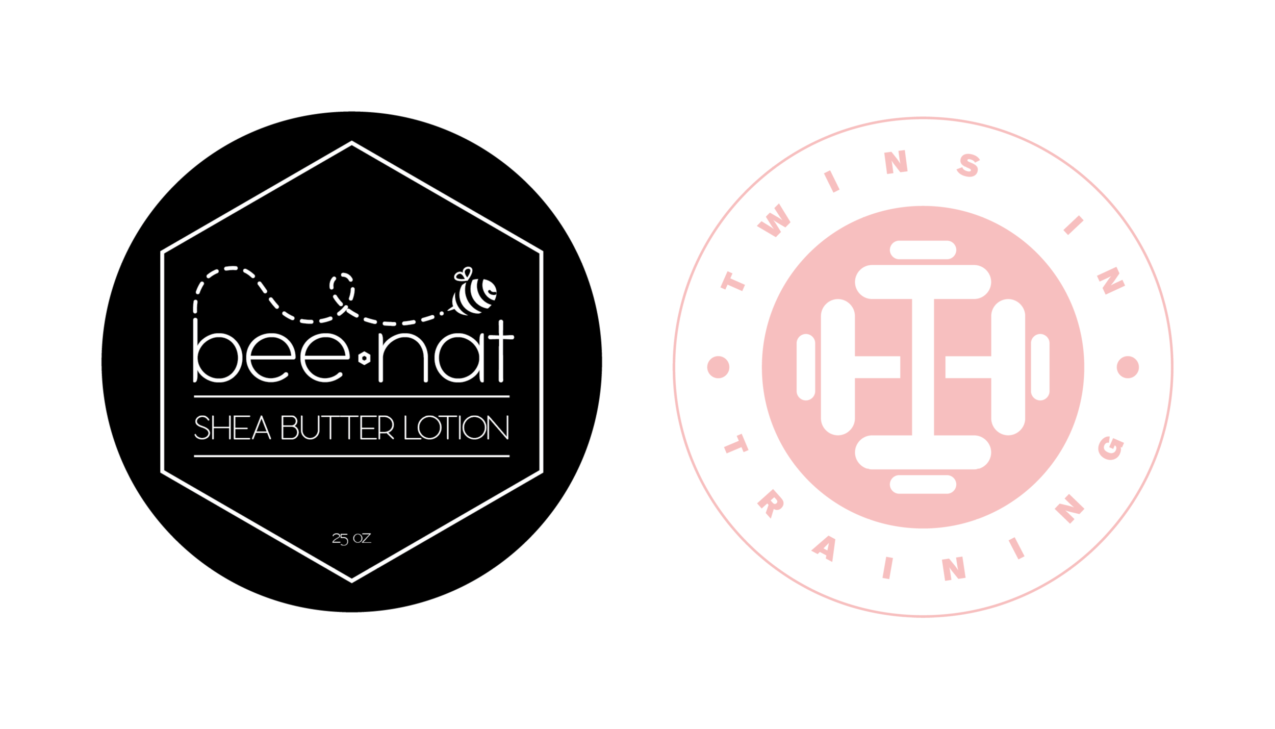 Bee Nat Logo + Twins in Training Logo