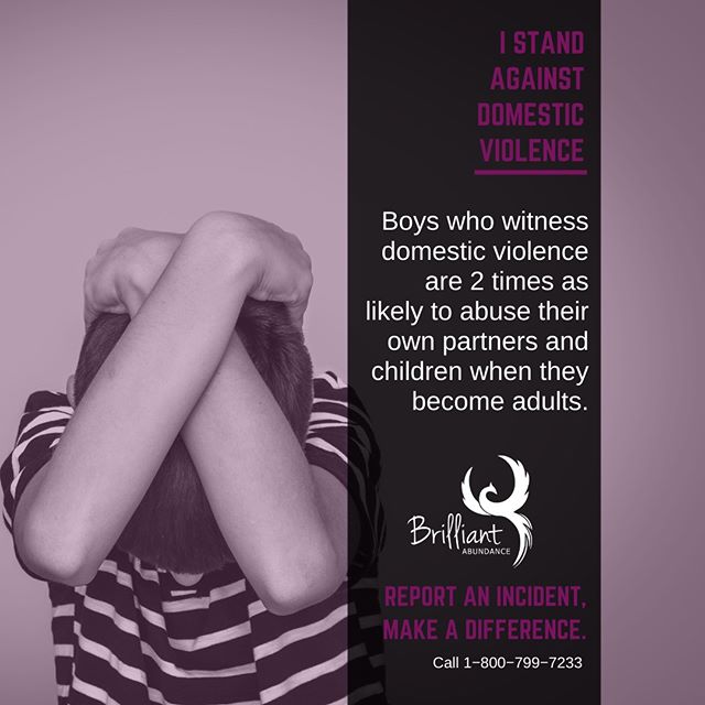 Teach your boys that abuse is NOT the answer. Don&rsquo;t allow the cycle⠀⠀⠀⠀⠀⠀⠀⠀⠀
To continue. ⠀⠀⠀⠀⠀⠀⠀⠀⠀
&bull;⠀⠀⠀⠀⠀⠀⠀⠀⠀
Learn the facts. #B_Abundant #BrilliantAbundance ⠀⠀⠀⠀⠀⠀⠀⠀⠀
&bull;⠀⠀⠀⠀⠀⠀⠀⠀⠀
#EndDV #DVAM2019 #BelieveSurvivors #DVAM #SheSpokeUp 