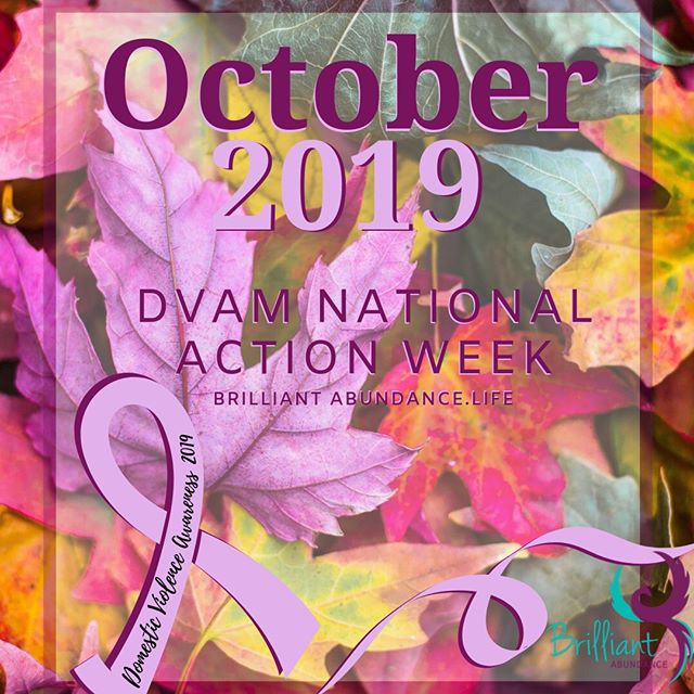 Thank you for joining us this October as we observed DVAM National Action week and Domestic Violence Awareness. ⠀⠀⠀⠀⠀⠀⠀⠀⠀
&bull;⠀⠀⠀⠀⠀⠀⠀⠀⠀
&bull;⠀⠀⠀⠀⠀⠀⠀⠀⠀
#B_Abundant #BrilliantAbundance⠀⠀⠀⠀⠀⠀⠀⠀⠀
&bull;⠀⠀⠀⠀⠀⠀⠀⠀⠀
#EndDV #DVAM2019 #BelieveSurvivors #DVA