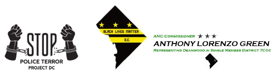 SPTP DC, BLM DC, &amp; Commissioner Anthony Lorenzo Green Letter to Council Re: Proposed MPD Union Contract