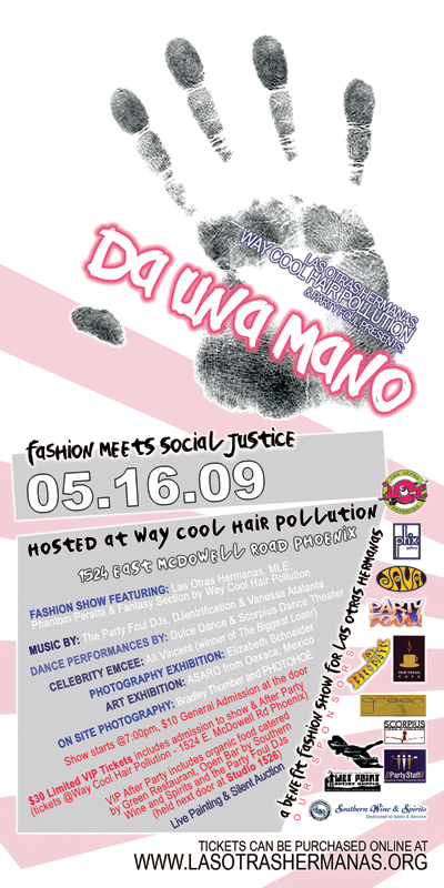 A communtiy focused official launch of our clothing line benefit event.