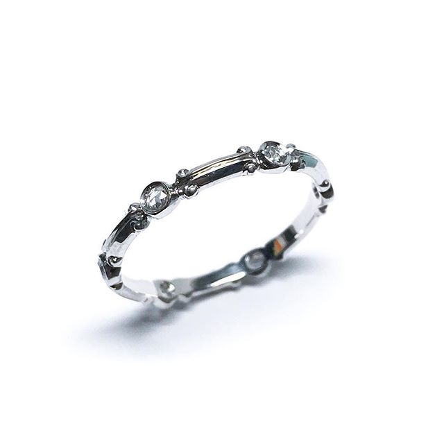 #bespoke little beauty for some friends. #wedding #ring #gold and #rosecut #diamond