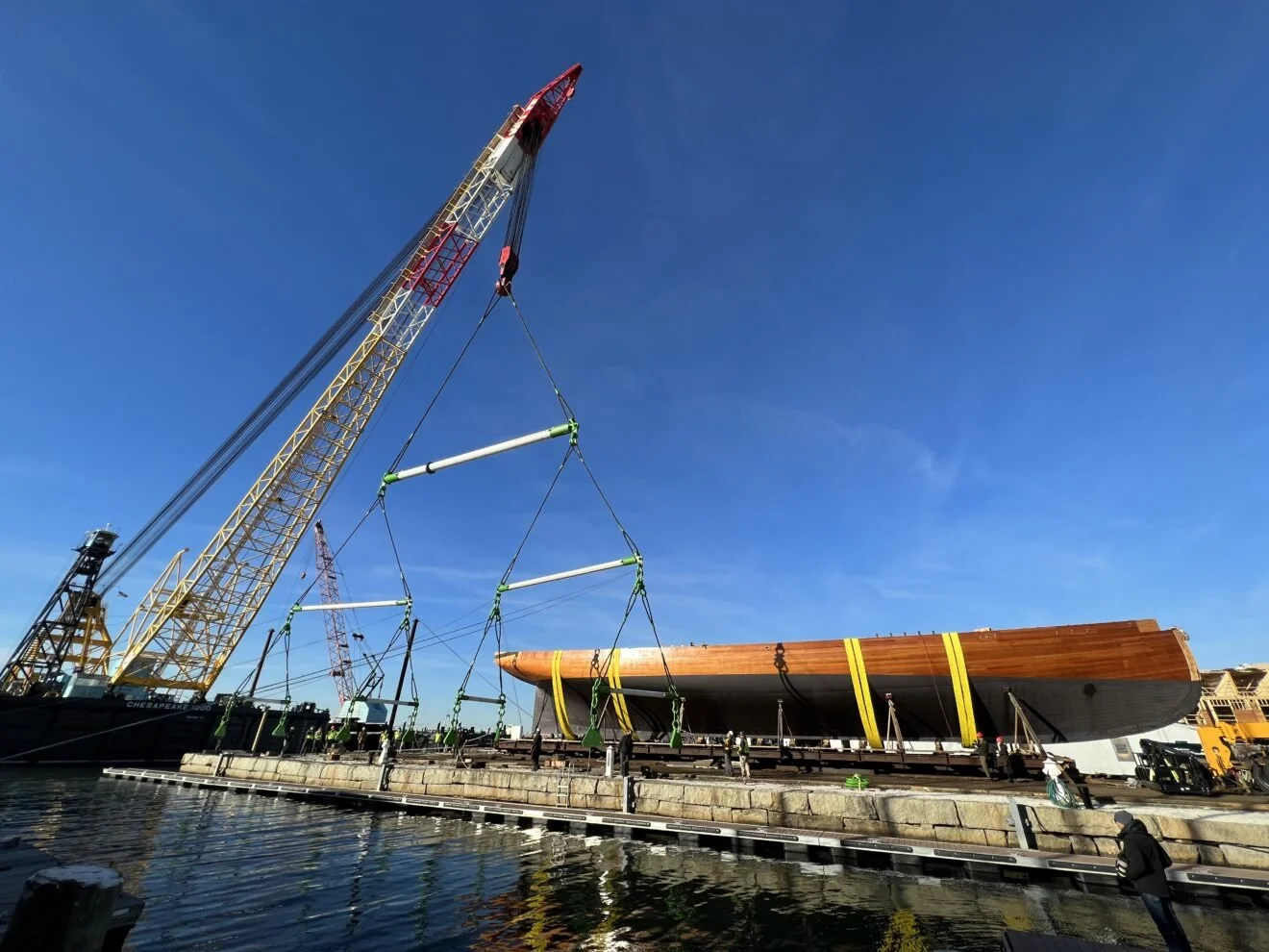 A Gilded Age Yacht Makes a Splash in Newport on its Way to Mystic