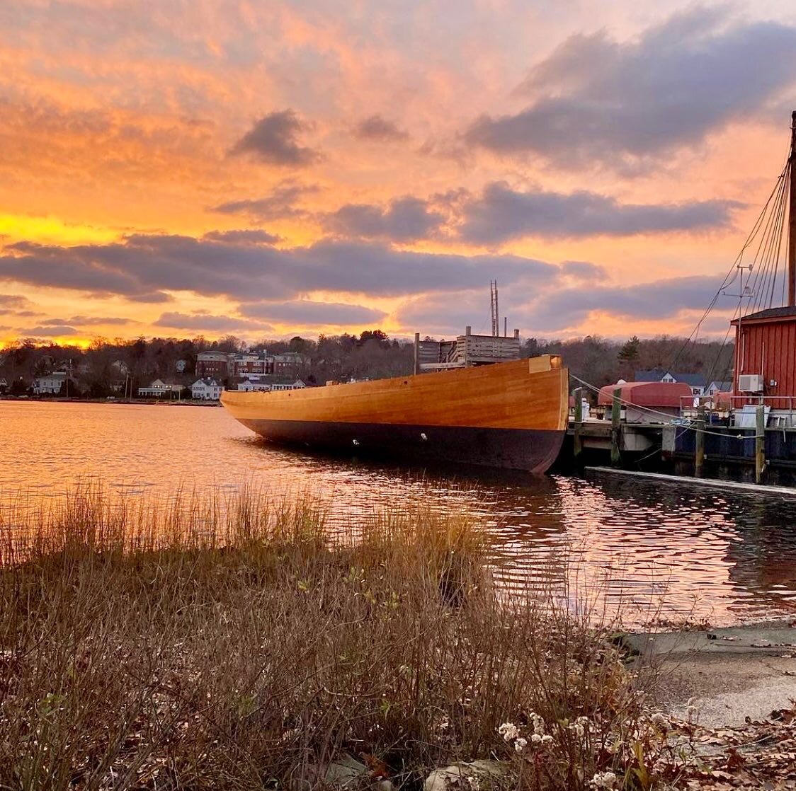 Coronet at her new home in Mystic 
Via @therealjameskirschner