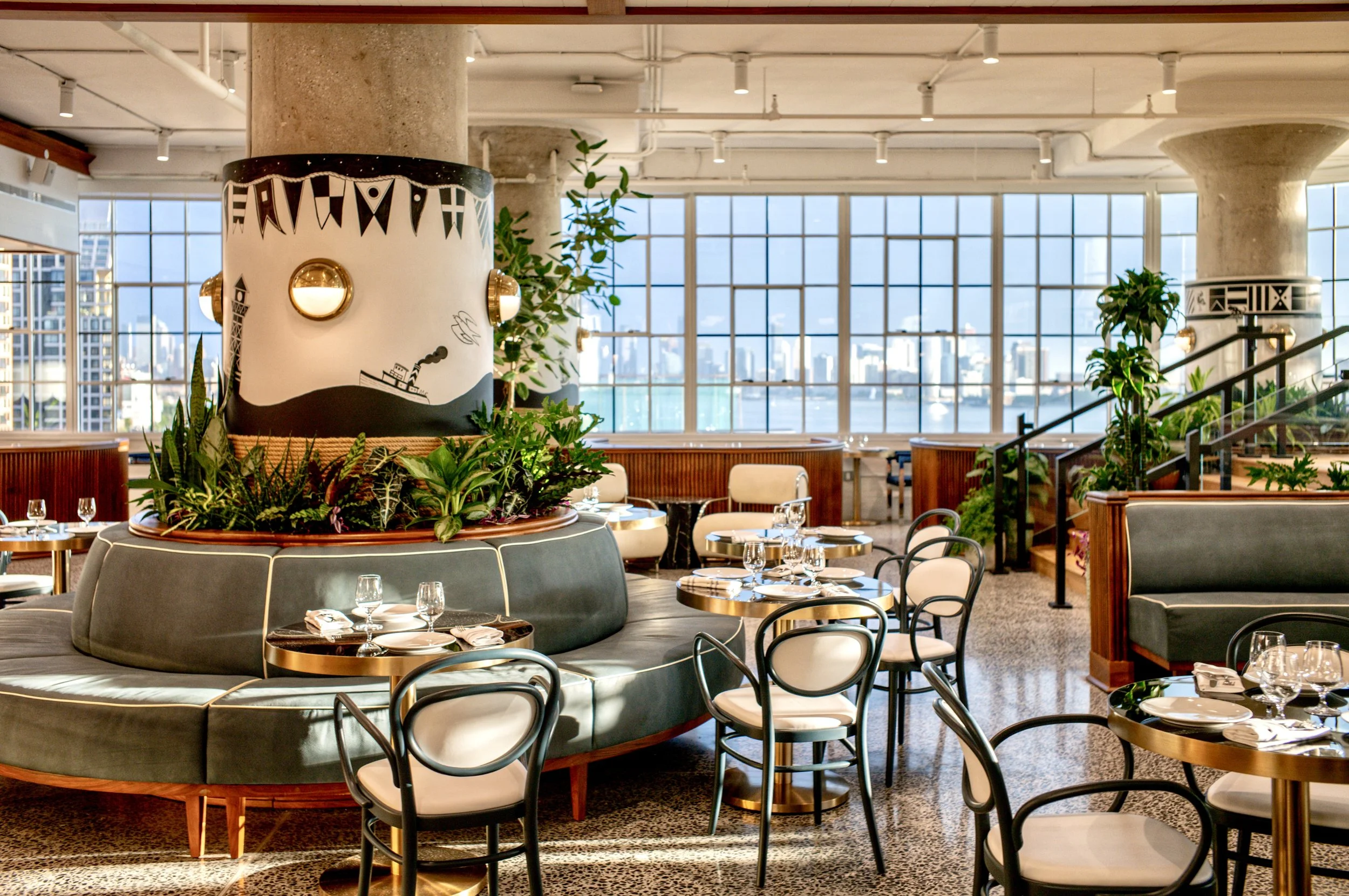 New Nautical-Themed Restaurant Brings Yacht Vibes to the Starrett-Lehigh Rooftop