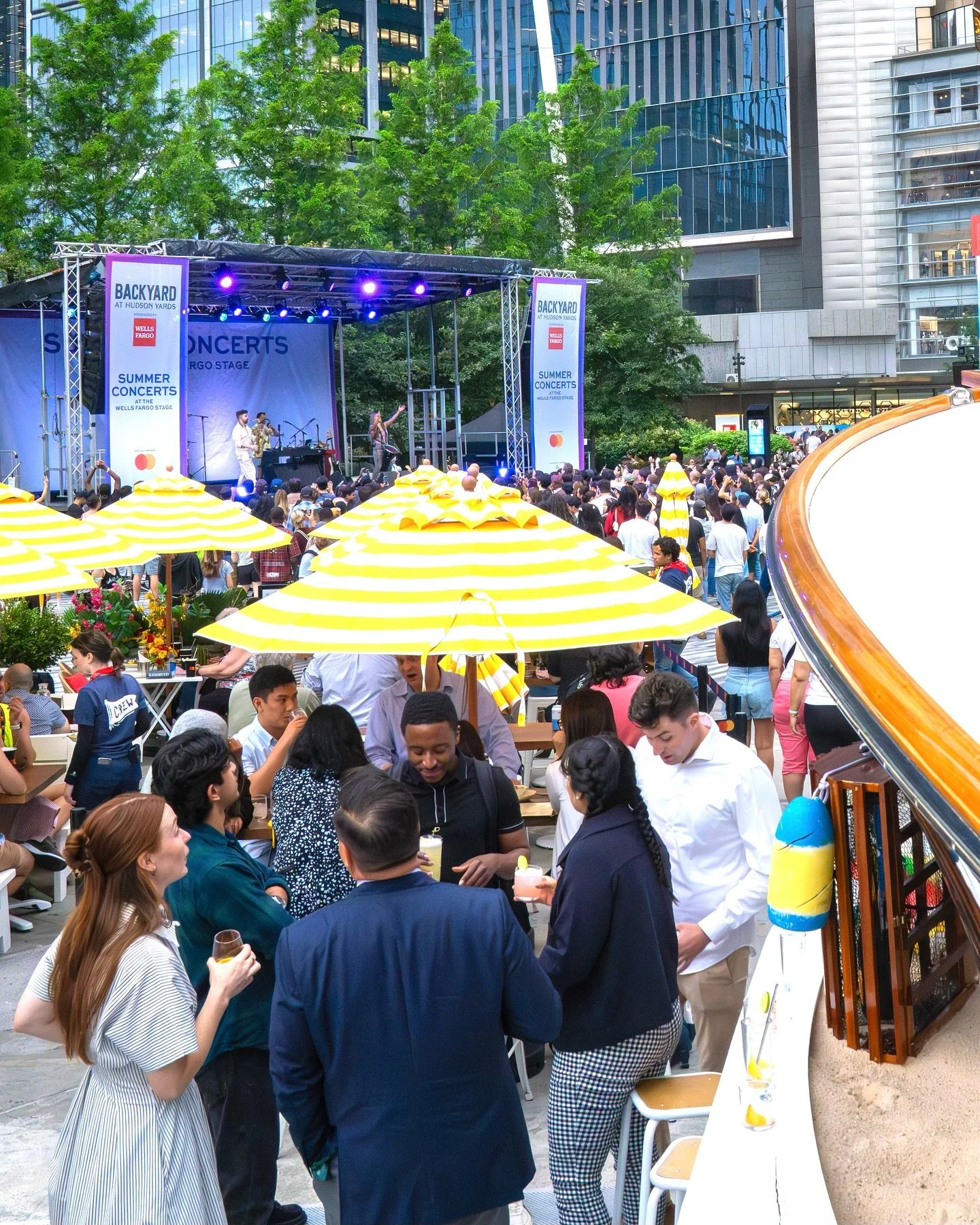 If you sand, drinks, and a boat is it a beach concert?