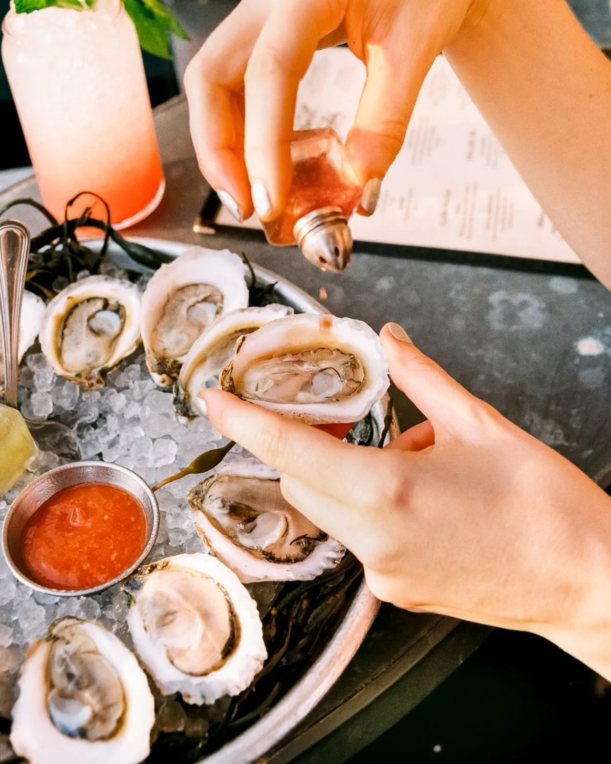 &ldquo;There&rsquo;s no better way to start the weekend than oysters and ros&eacute; at Grand Banks&rdquo;
&mdash; BON APP&Eacute;TIT