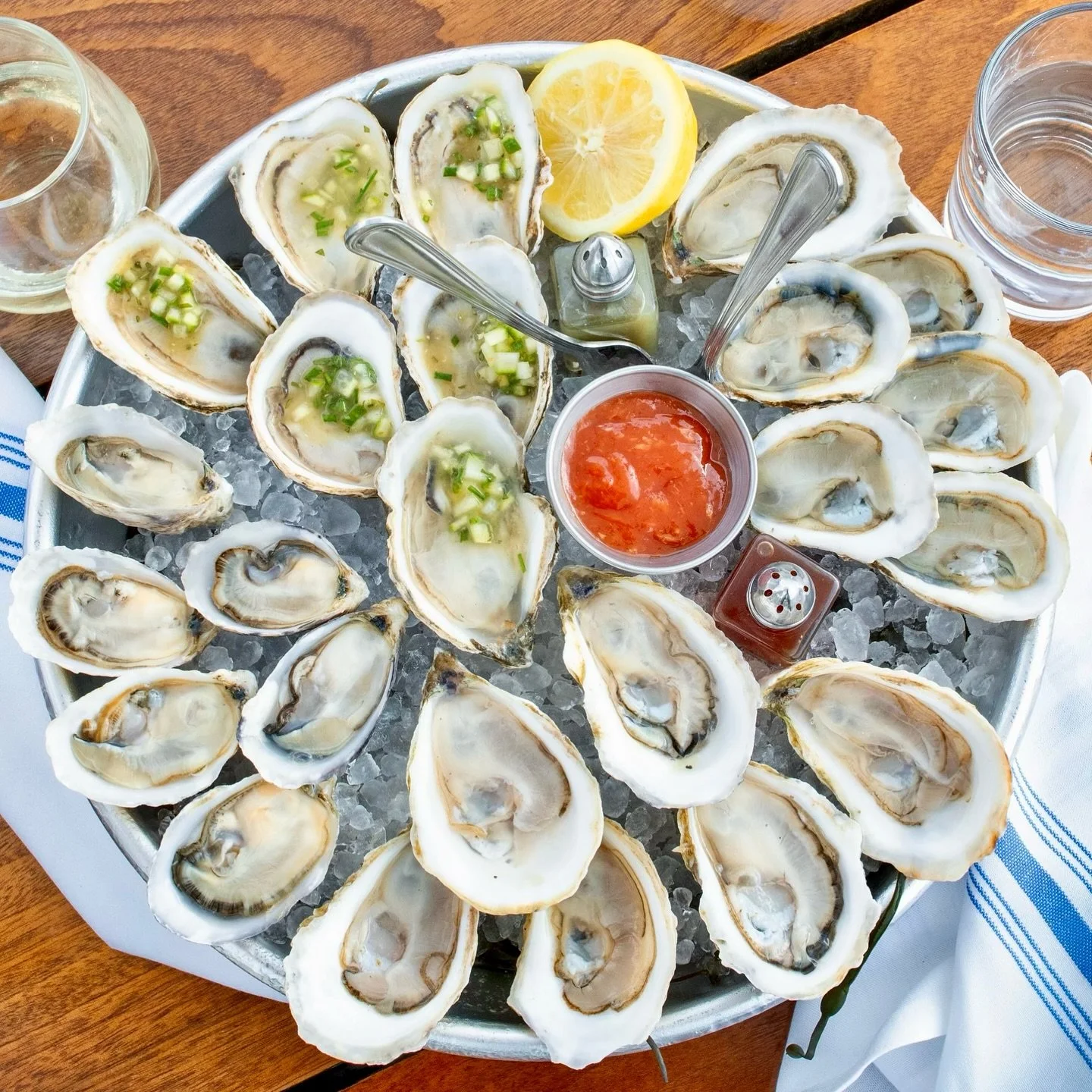 FREE DRINKS! Monday is #nationaloysterday and to celebrate we&rsquo;re giving away a free drink for every half dozen oysters you order! All day long. Any cocktail, wine by the glass, beer, or spirit free beverage! No limit&hellip;