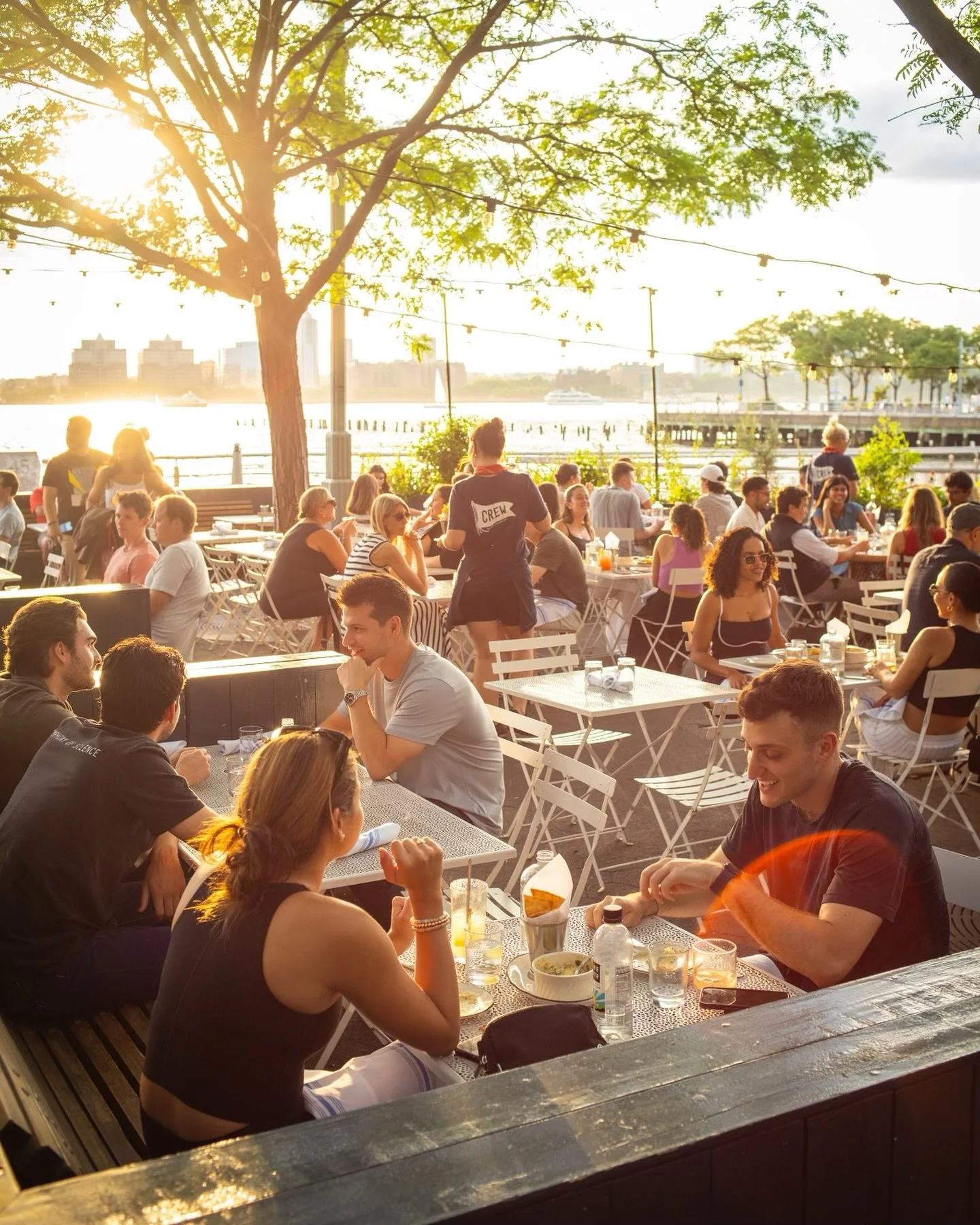 Kicking off our waterfront dining season today (just in time for some sunny weather). Swing by for sustainable oysters, summery cocktails, good company, and great views&hellip;
