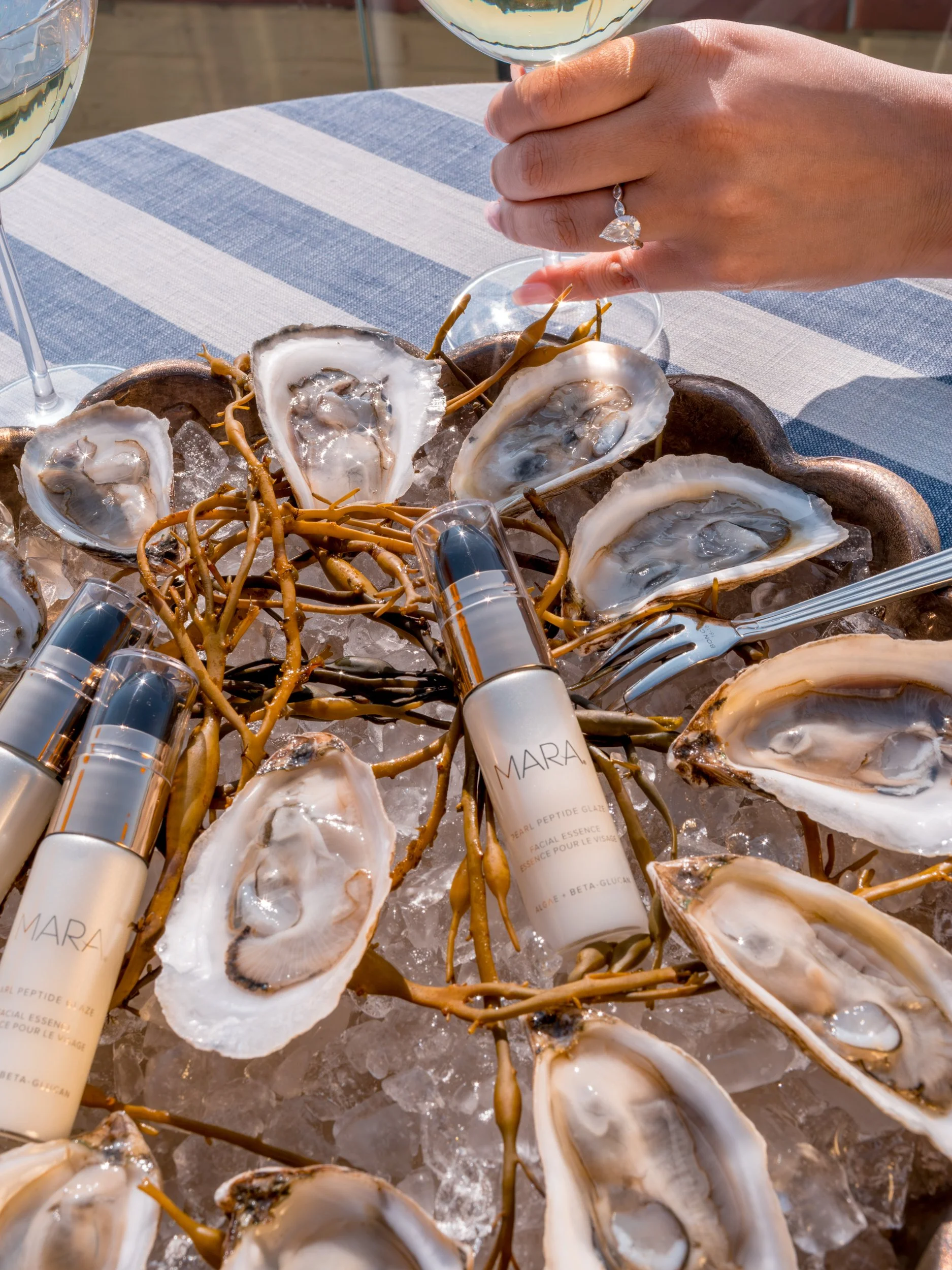 Oyster Happy Hour with MARA Beauty