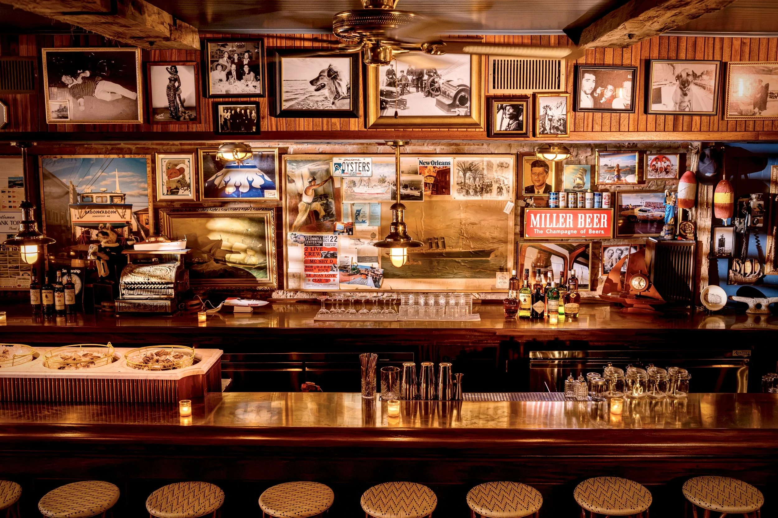 A strong undercurrent of New Orleans flavor.