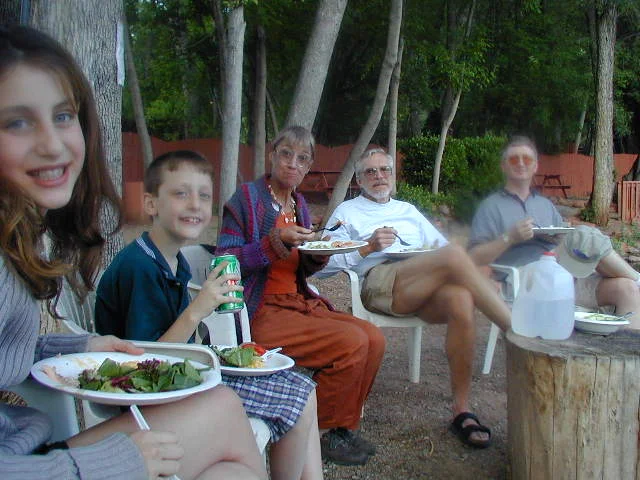 With Gusching family