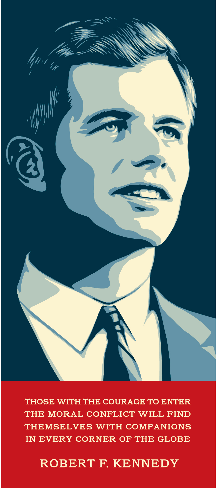 Shepard Fairey | Commisioned Portrait of Robert F. Kennedy